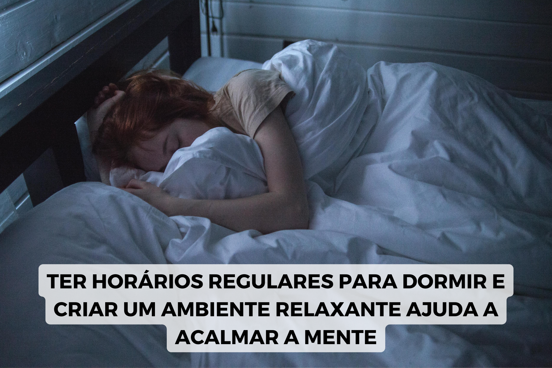 horários regulares para ajudar a dormir